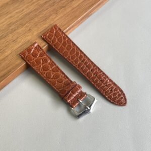 Vero fianco Alligatore marrone