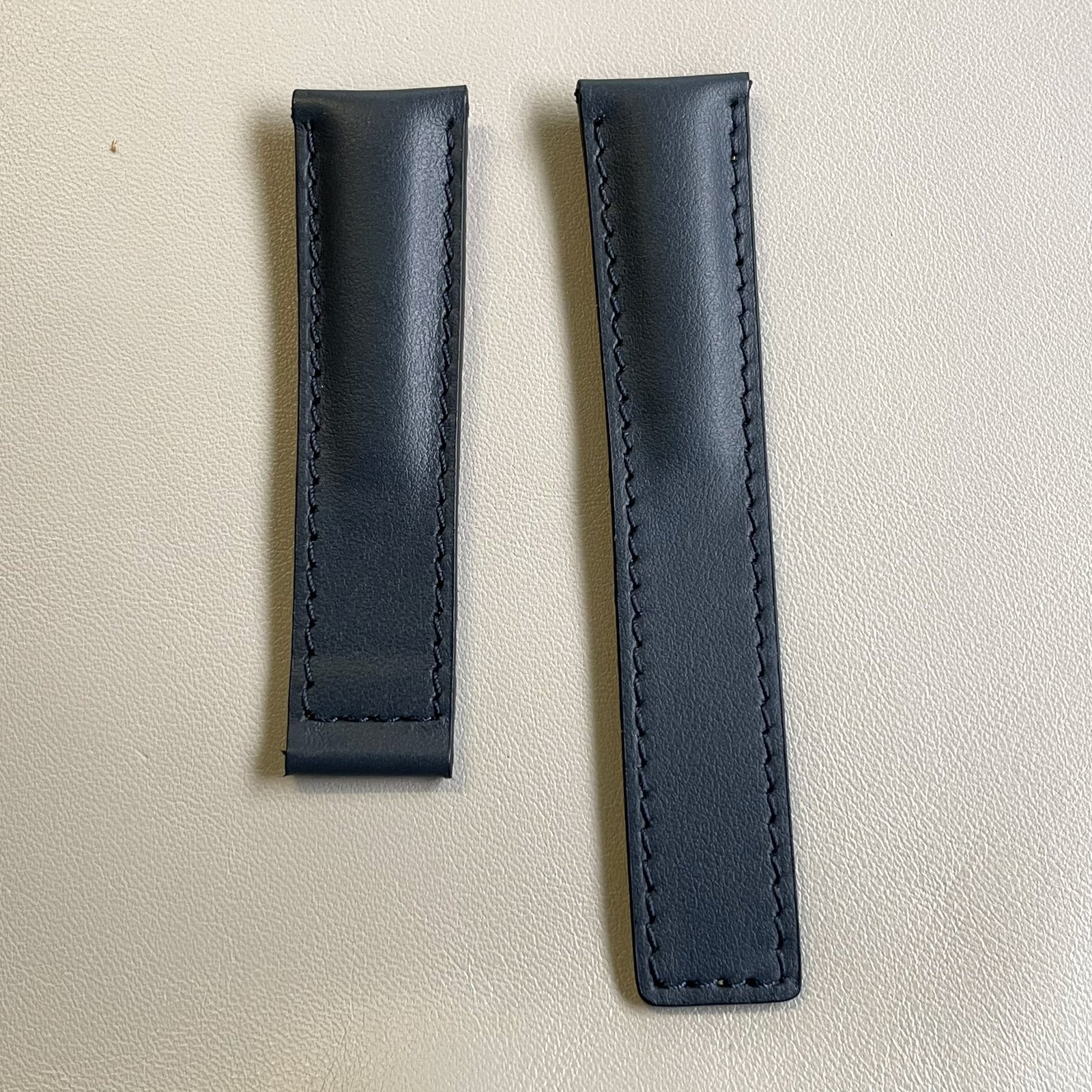 Vitello blu compatibile Tag Heuer Carrera - immagine 3