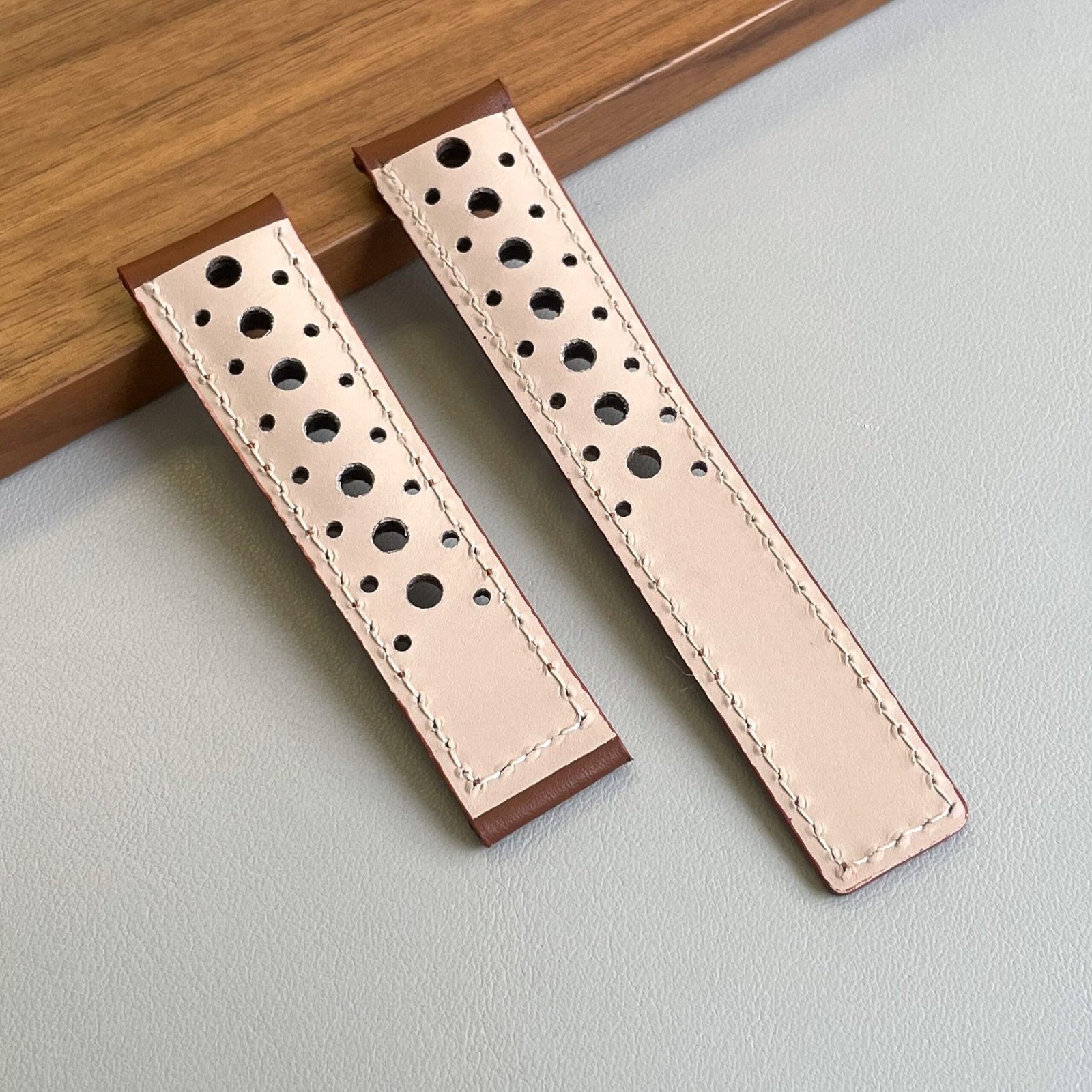 Vitello marrone Big Racing compatibile Tag Heuer Carrera - immagine 5