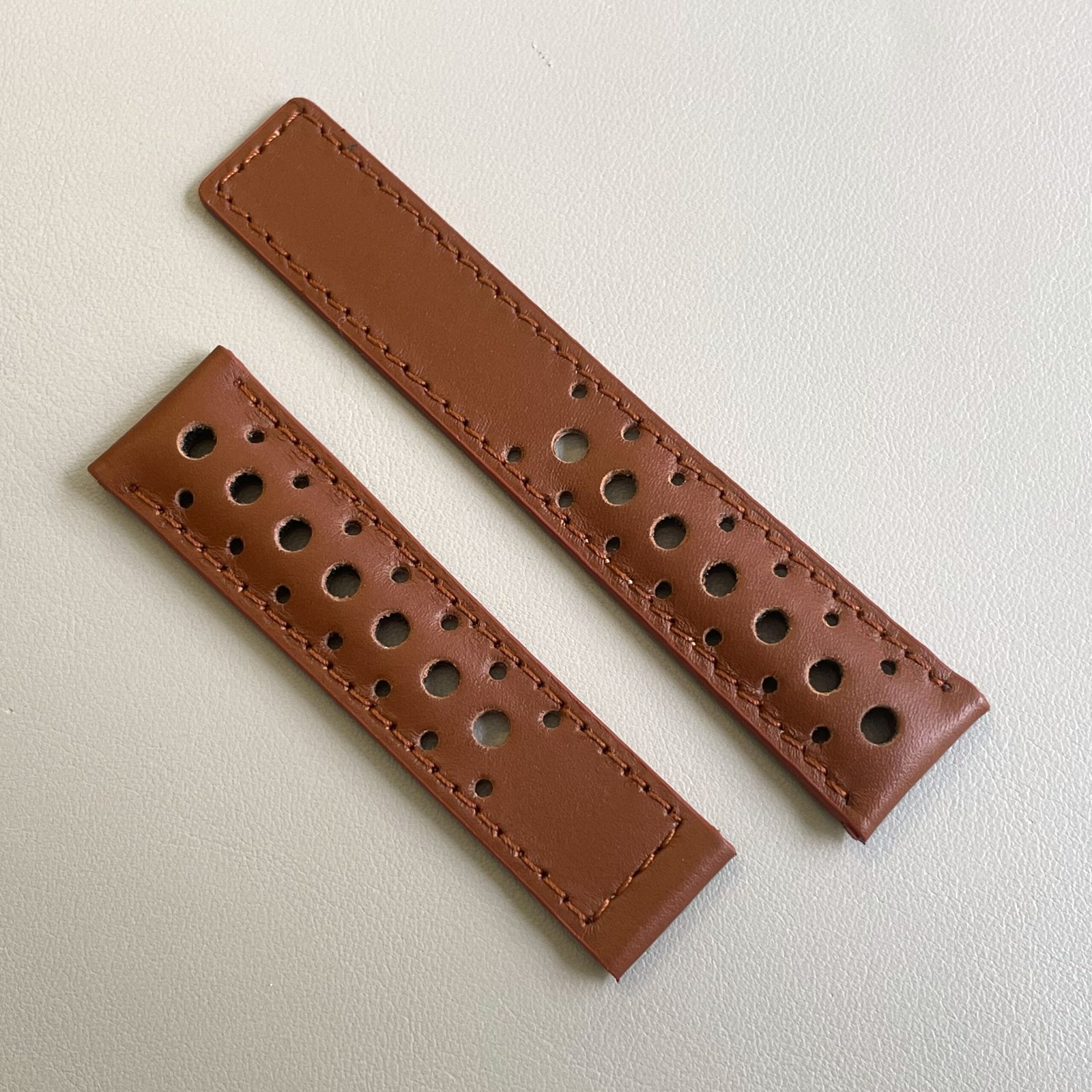 Vitello marrone Big Racing compatibile Tag Heuer Carrera - immagine 4