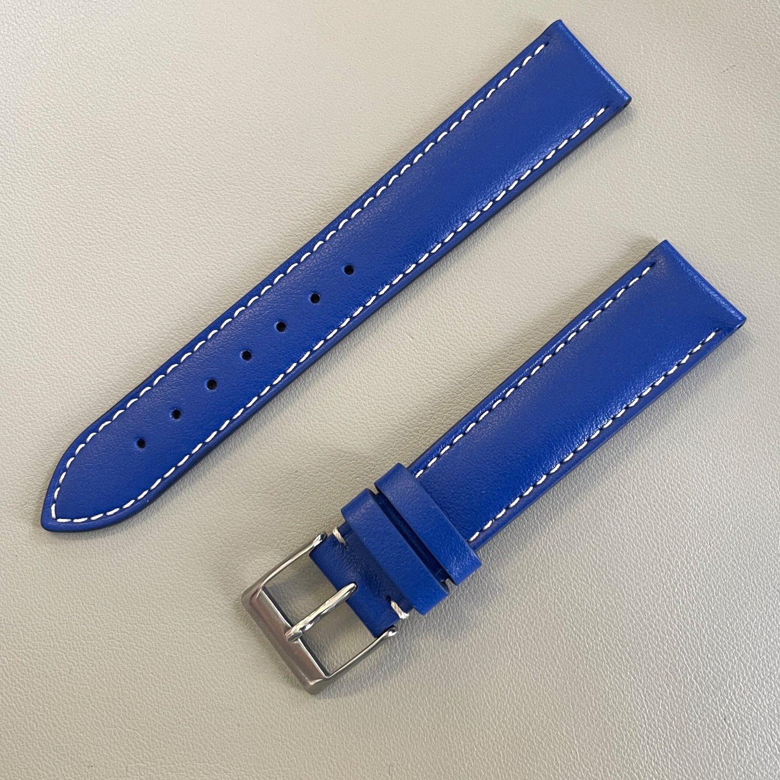 vitello liscio blu - immagine 5