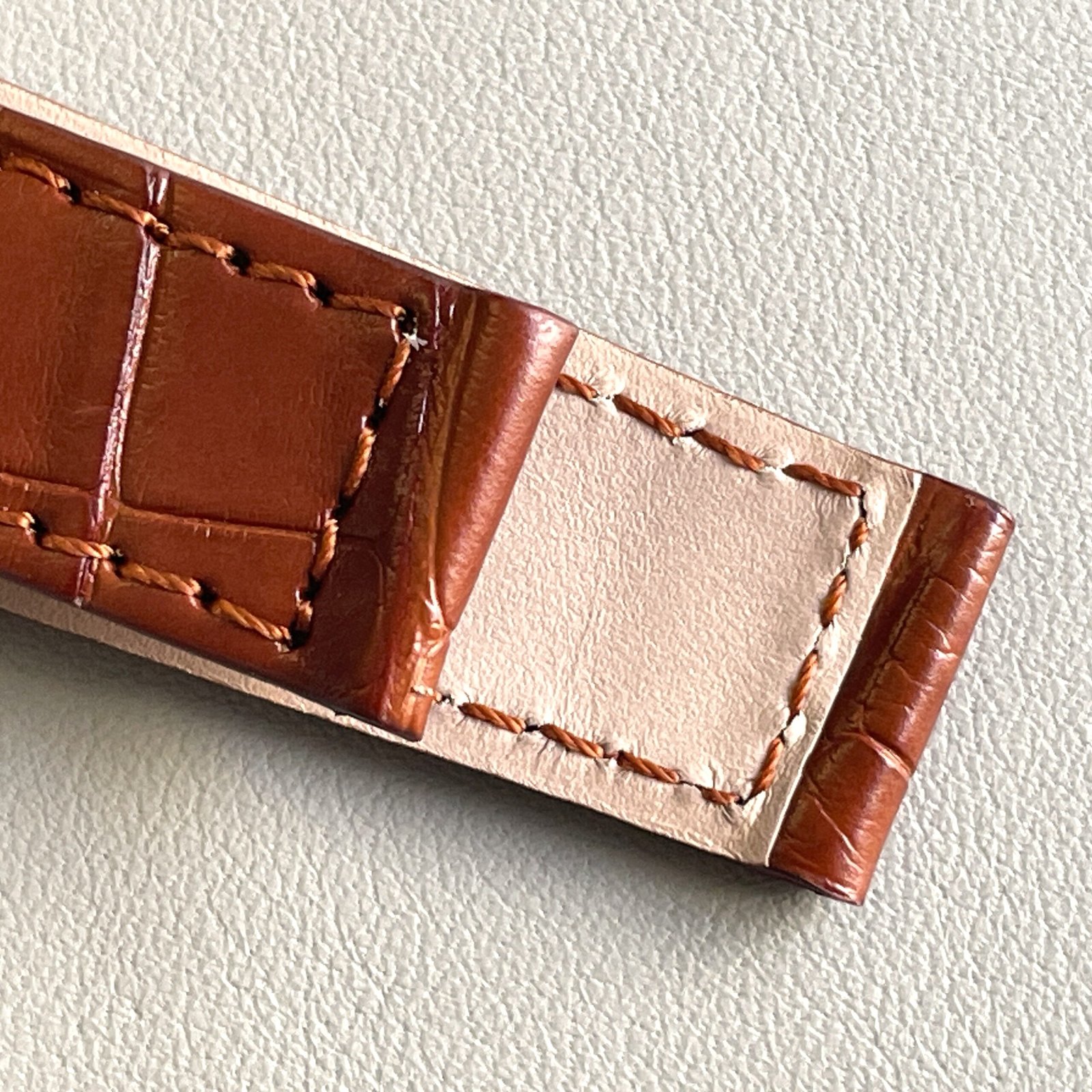 Alligatore marrone compatibile Rolex - immagine 2