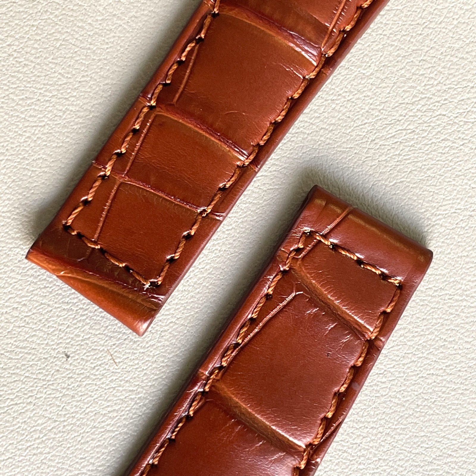 Alligatore marrone compatibile Rolex - immagine 6