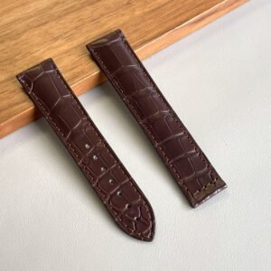 Alligatore marrone compatibile Omega
