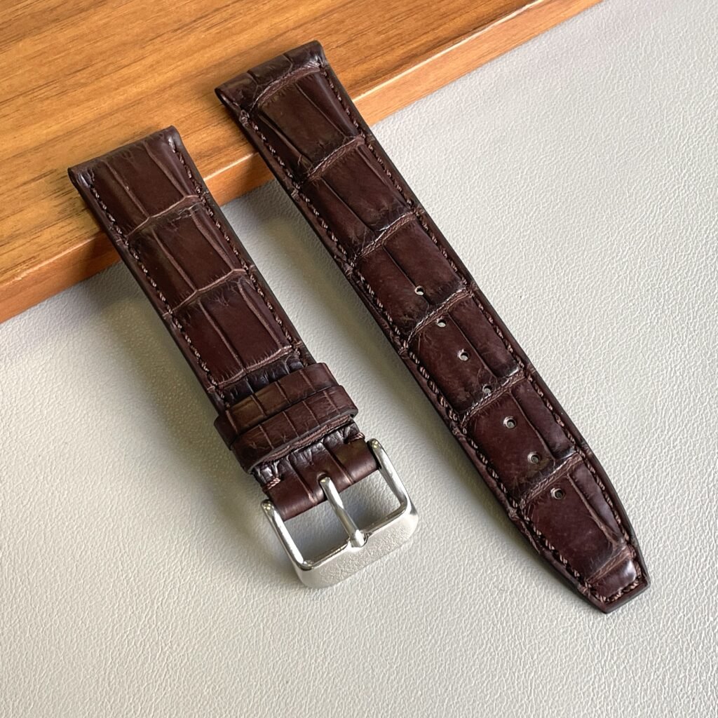 Alligatore marrone compatibile IWC