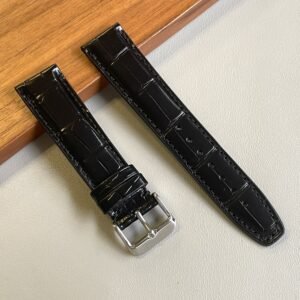Alligatore nero compatibile IWC