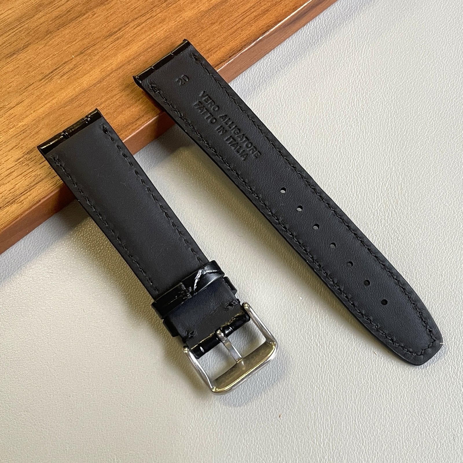 Alligatore nero compatibile IWC - Image 2