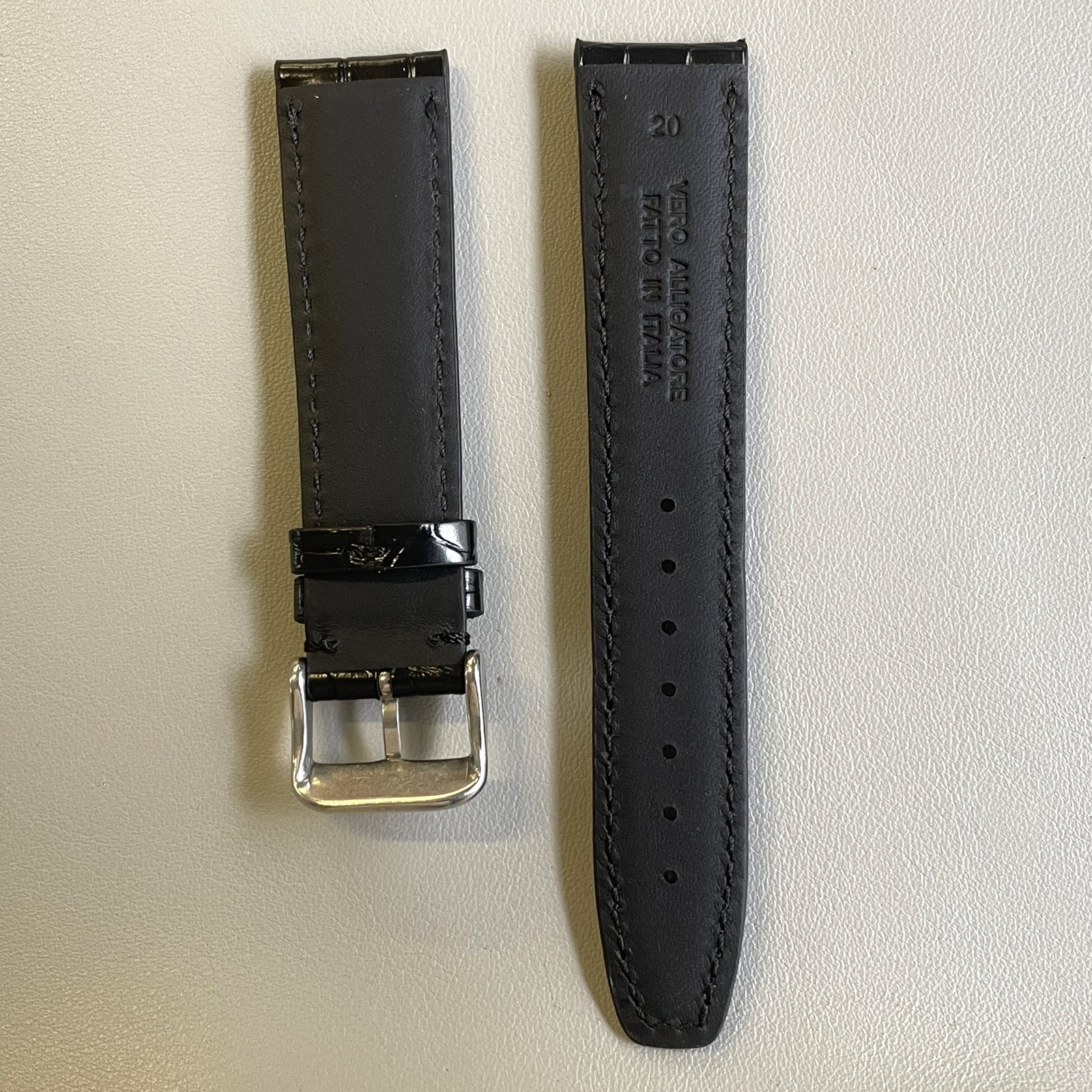 Alligatore nero compatibile IWC - Image 3